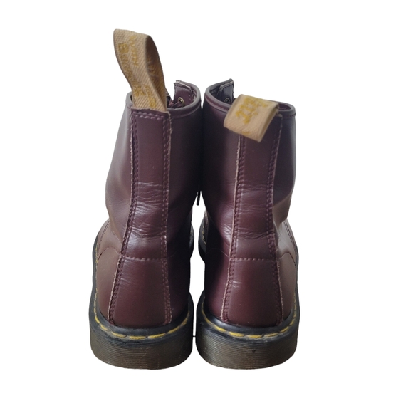 Doc Martens brown vegan 8-eye boots in Size 10 - Picture 3 of 15